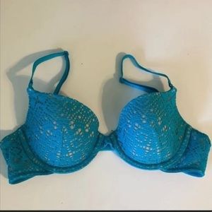 Victoria’s Secret Sexy Teal Lace Bra - 34D